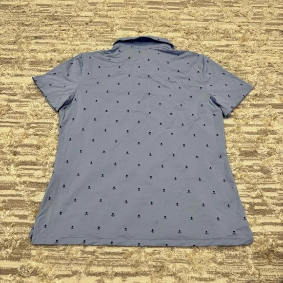 G/FORE Skull & T’s Killer Polo Women’s Large Performance Stretch Wicking Golf - Picture 5 of 13
